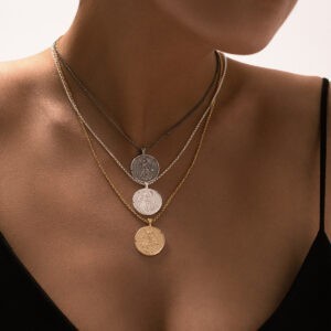 2-Aquarius-zodiac-necklace-silver-black-charm