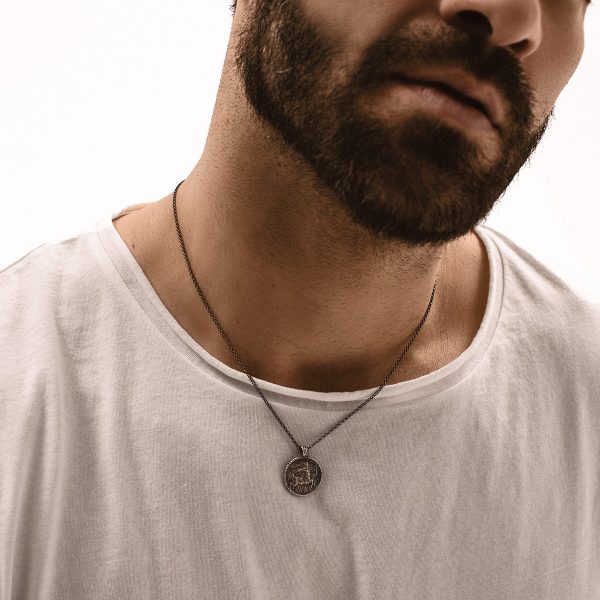 2-sagittarius-zodiac-men-jewelry-black-silver