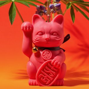 Świeca Maneki Neko Czerwona swieca-maneki-neko-czerwona-4